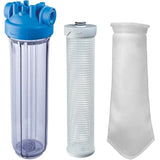 Hero 20" Wasserfilter mit Filterbeutel Set 50 mcr