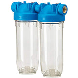 DP 10 DUO 3/4" OT TS Doppelfiltergehäuse Hauswasserfilter Trinkwasserfilter