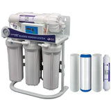 PUR Booster 5 Stufen 600 GPD Direct flow Osmoseanlage + ERSATZFILTERSET