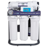 PUR Booster de 5 etapas 600 GPD Sistema de ósmosis de flujo directo + set de filtros de repuesto Front