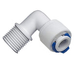 Adaptador L 3/8 Manguera 3/8 Rosca