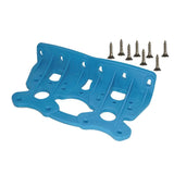 W2 - Soporte de pared (azul) para carcasa de filtro DOBLE