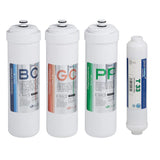 PUR Booster 5 Stufen 600 GPD Direct flow Osmoseanlage - Ersatzfilter Set