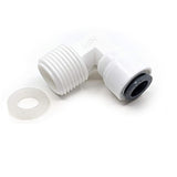 Adaptador en L para manguera de 3/8" y rosca de 1/2"