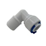 Adaptador en L manguera 3/8 rosca 1/4