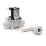 Electroválvula 3/8" 24V 4,8W - incl. 1x adaptador en L 3/8", manguera 3/8" y racor